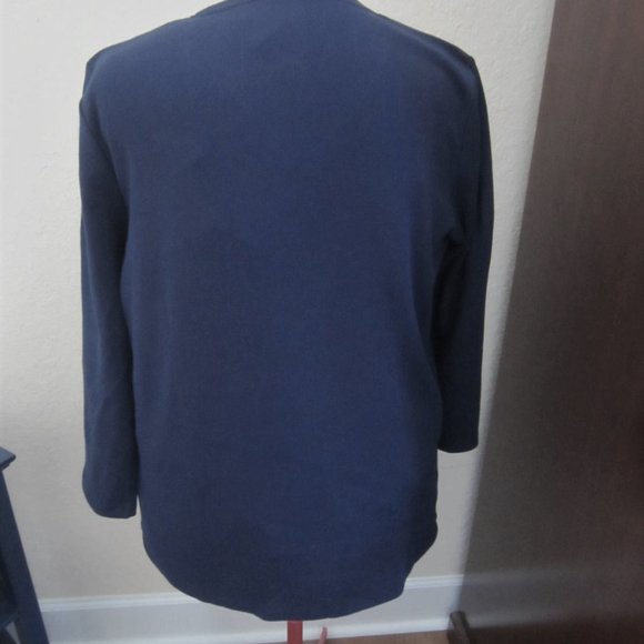 Flamingo Patriotic T-Shirt w/Fireworks Background--Navy--Size S--NWT - Picture 5 of 6